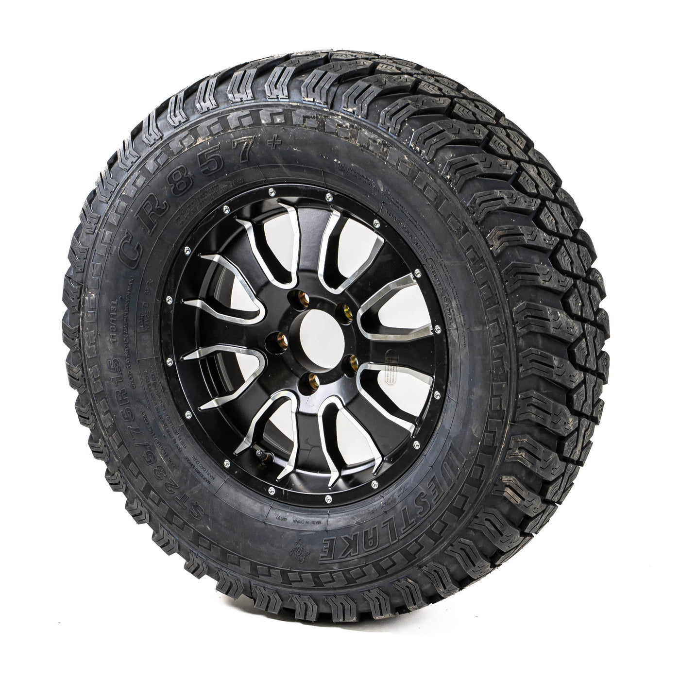 15″ Aluminum Rim and Off-Road Tire