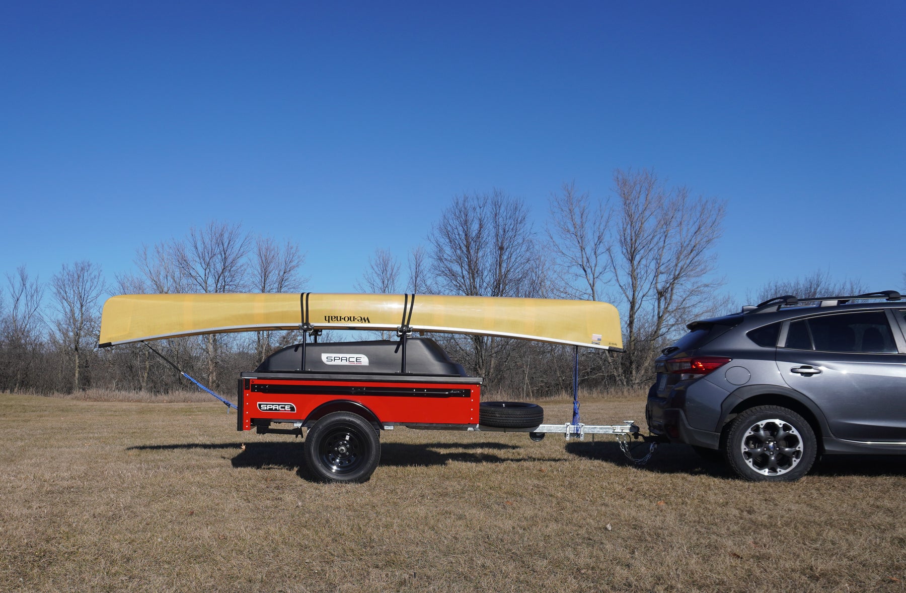 Trailer Boat Racks Trailer + Canoe Rack + Canoe Package | SPACE Trailer™ – SPACE™ Trailers