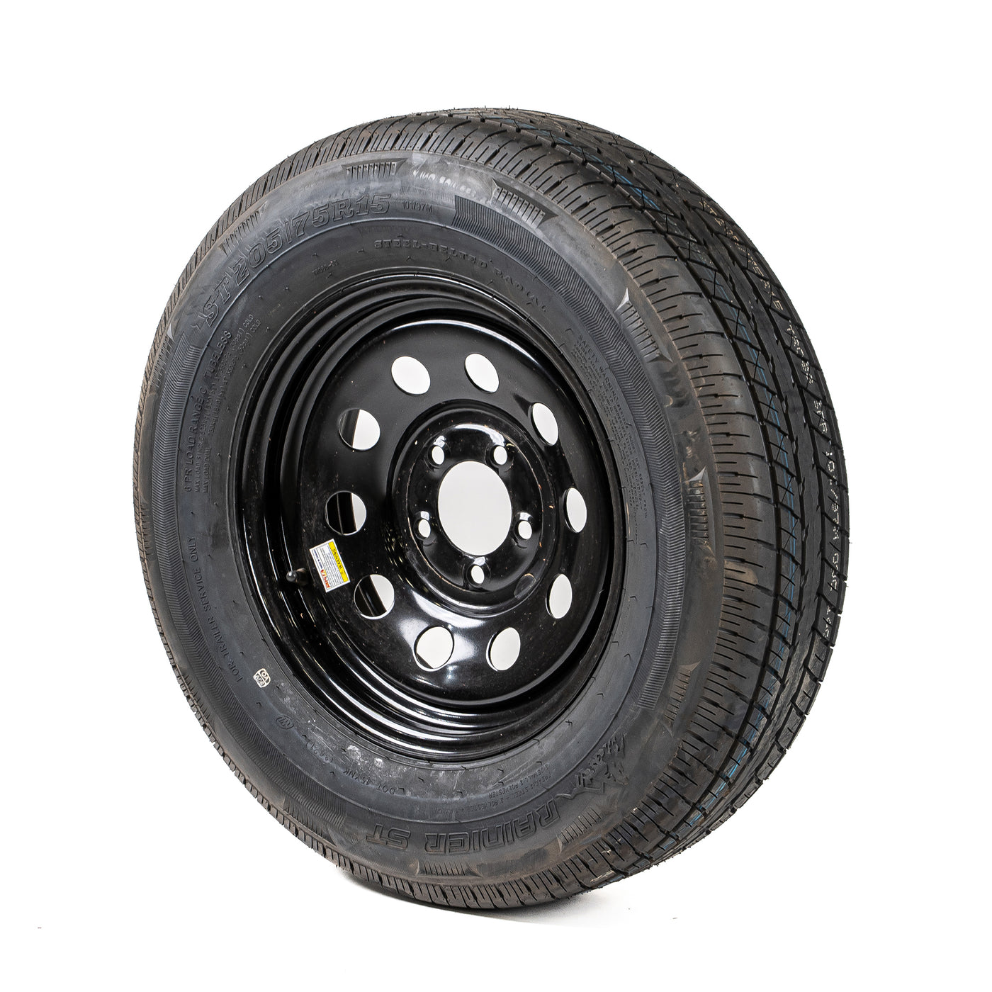 15″ Black Mod Rim and Radial Tire
