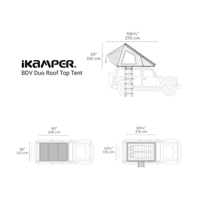 iKamper BDV Duo Roof Top Tent