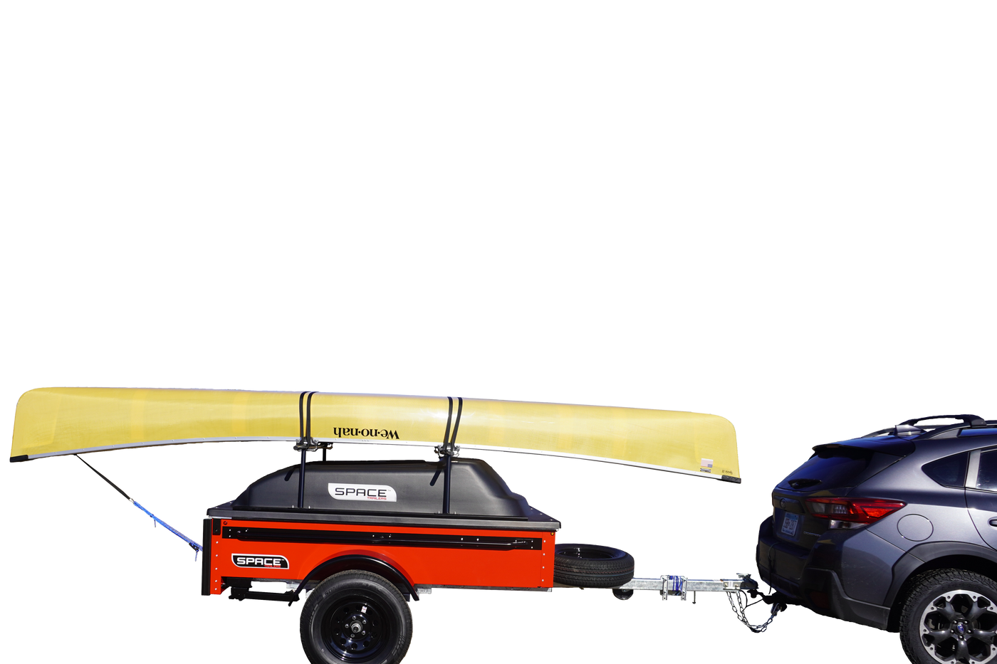 Trailer Boat Racks Trailer + Canoe Rack + Canoe Package | SPACE Trailer™ – SPACE™ Trailers