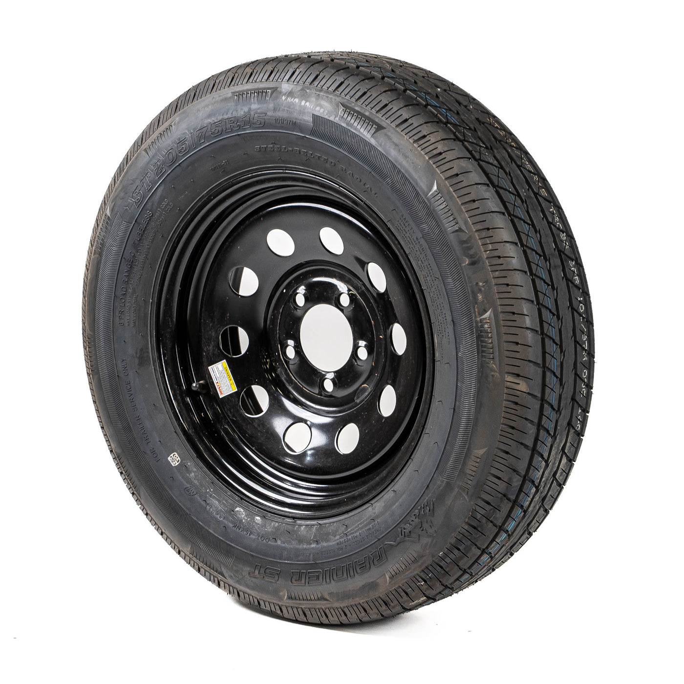 15″ Black Mod Rim and Radial Tire